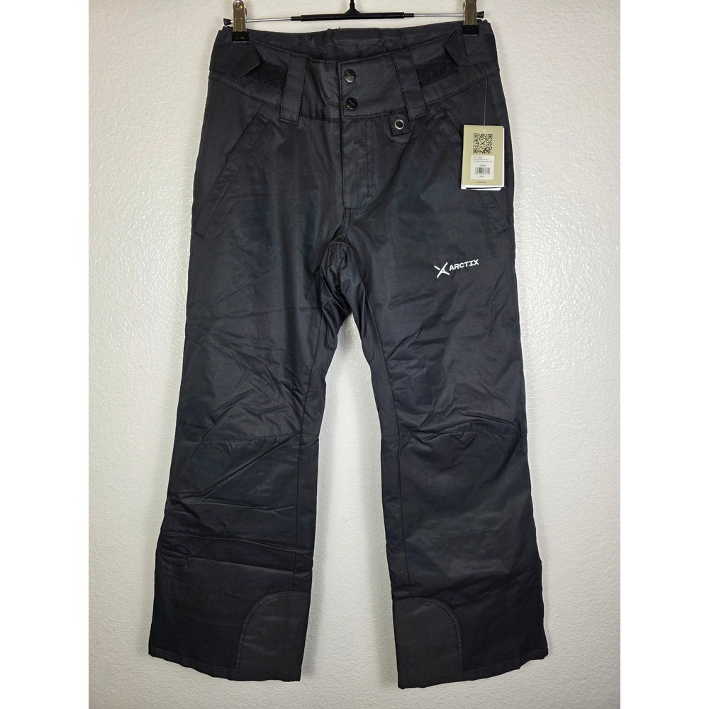 Arctix Women Insulated Snow Pants Black Short‎ Inseam 29 Size Small